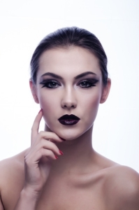 chica maquillada